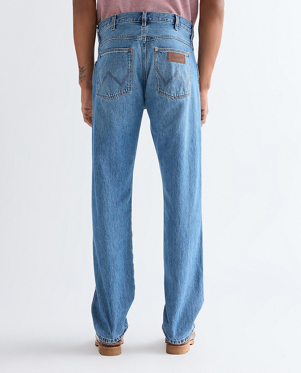 Vaquero de Hombre Frontier de corte relaxed straight en azul - Wrangler - Azul denim Azul denim-2