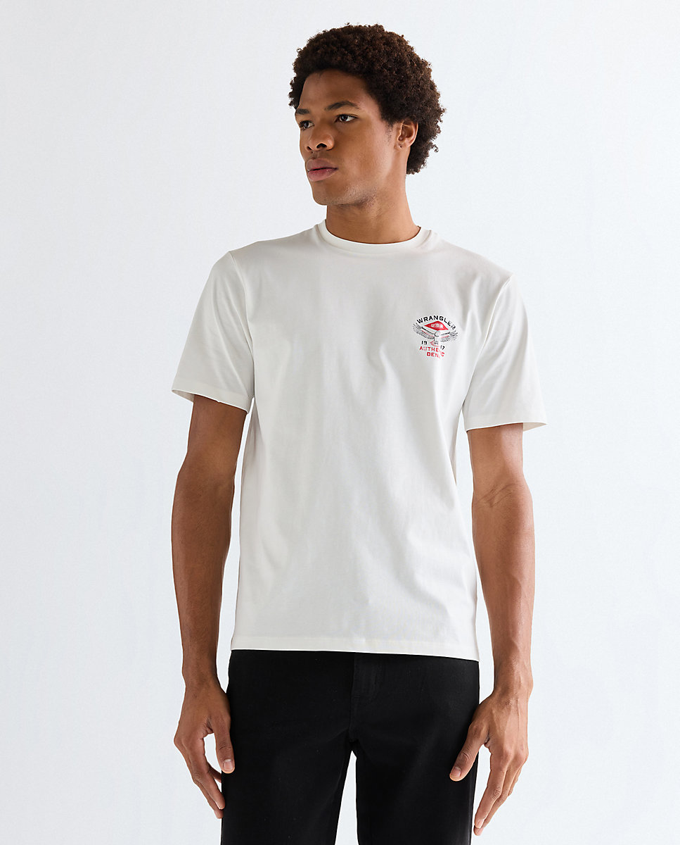 Wrangler - Camiseta de hombre small americana de manga corta.