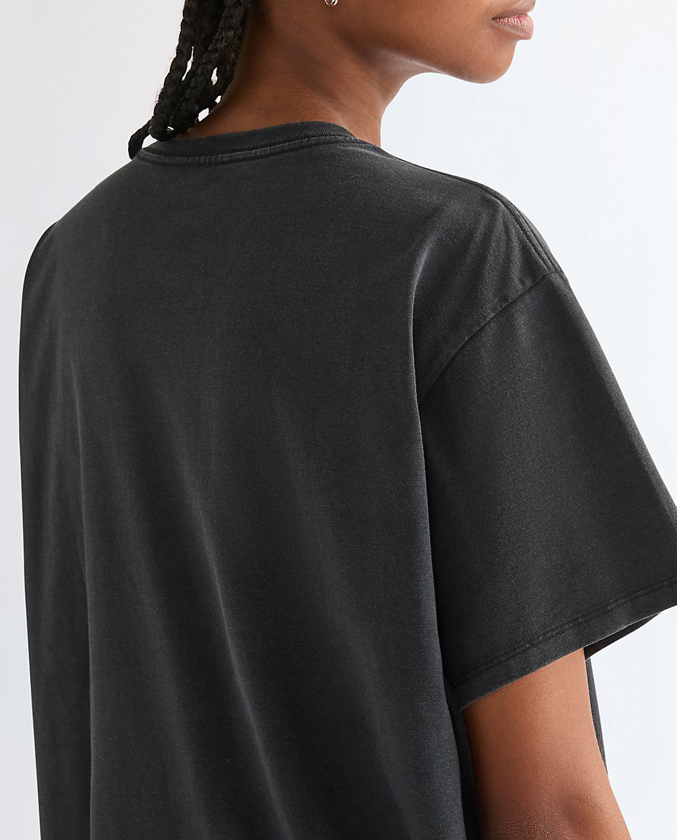 Camiseta de mujer con dibujo frontal de corte relajado - Wrangler - Negro Negro-4