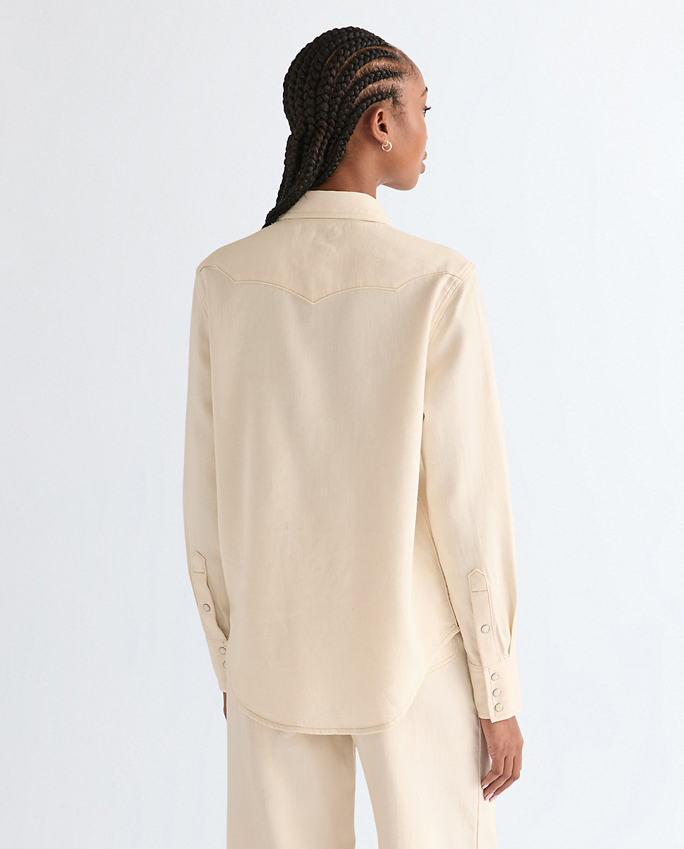 Camisa vaquera de mujer en - Wrangler - Blanco Blanco-2