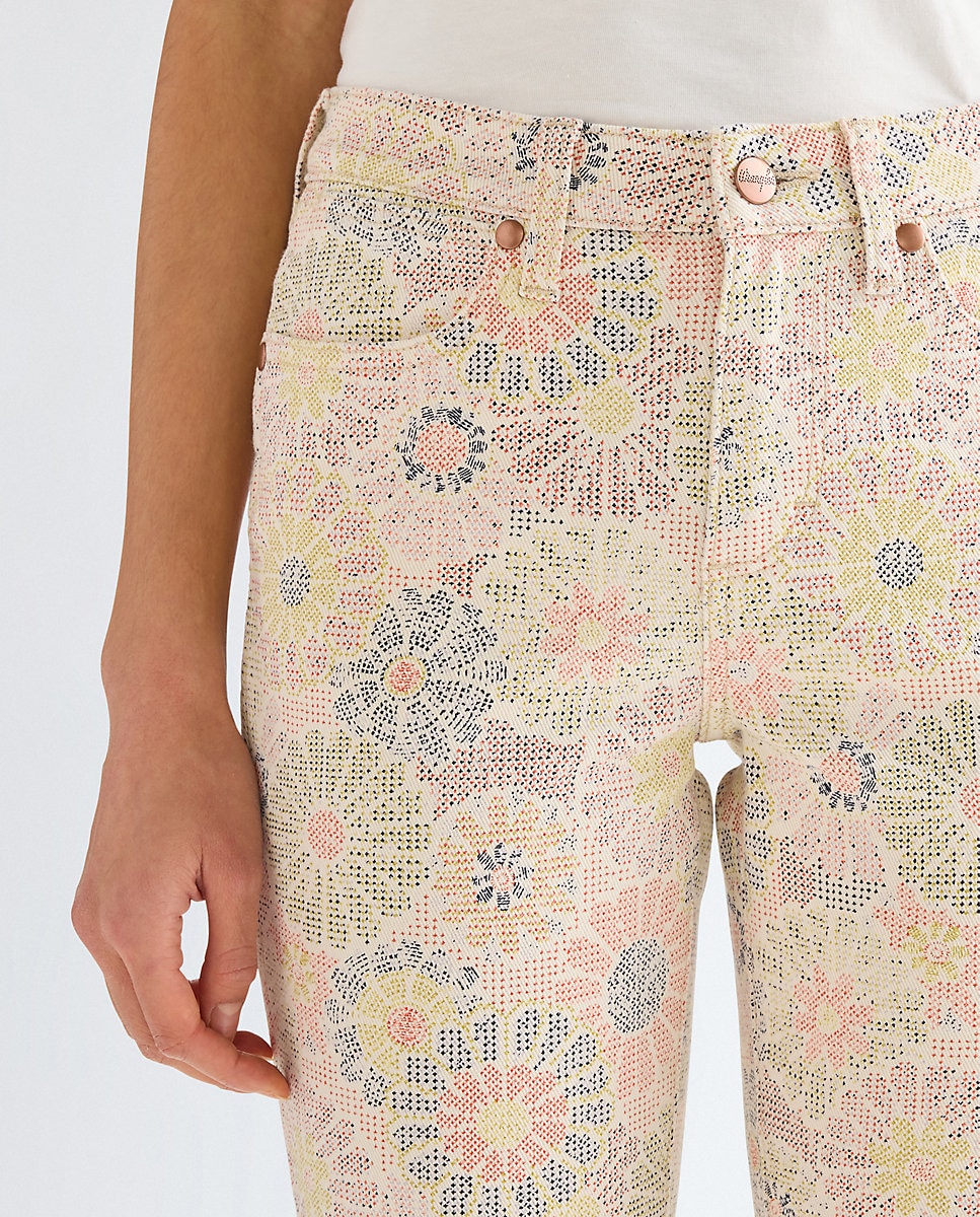 Vaquero de mujer de corte campana y cintura regular - Wrangler - Natural Natural-5