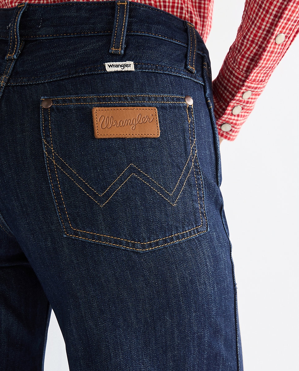 Vaquero world wide de mujer de corte wide leg en azul - Wrangler - Azul denim Azul denim-4