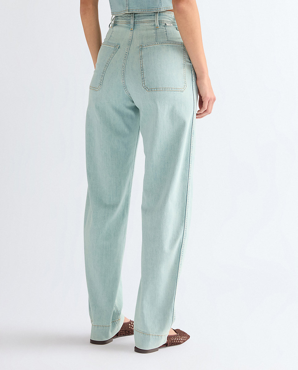 Vaquero recto de mujer Barrel en - Wrangler - Azul Azul-2