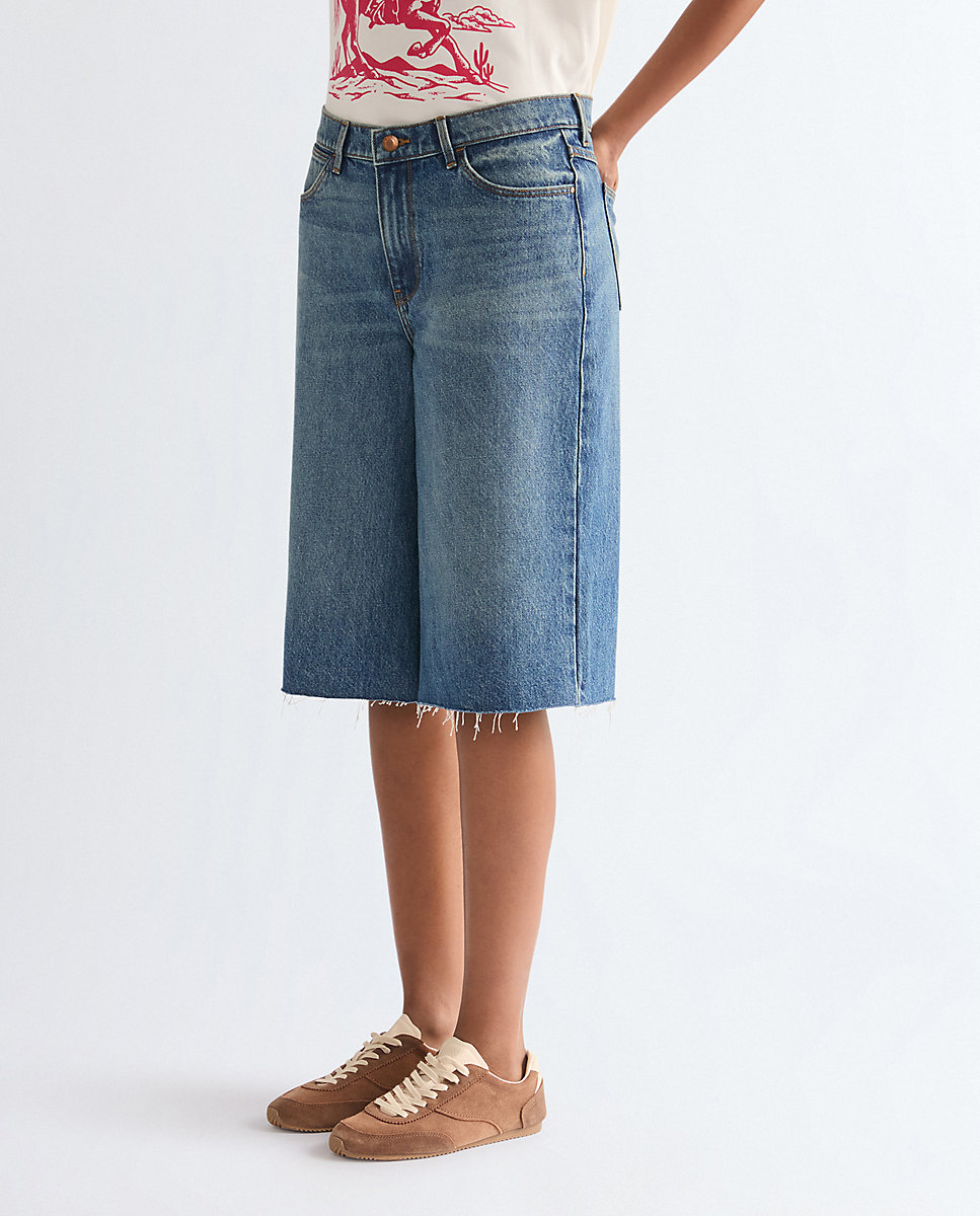 Pantalón corto vaquero de mujer Jort - Wrangler - Azul Azul-1