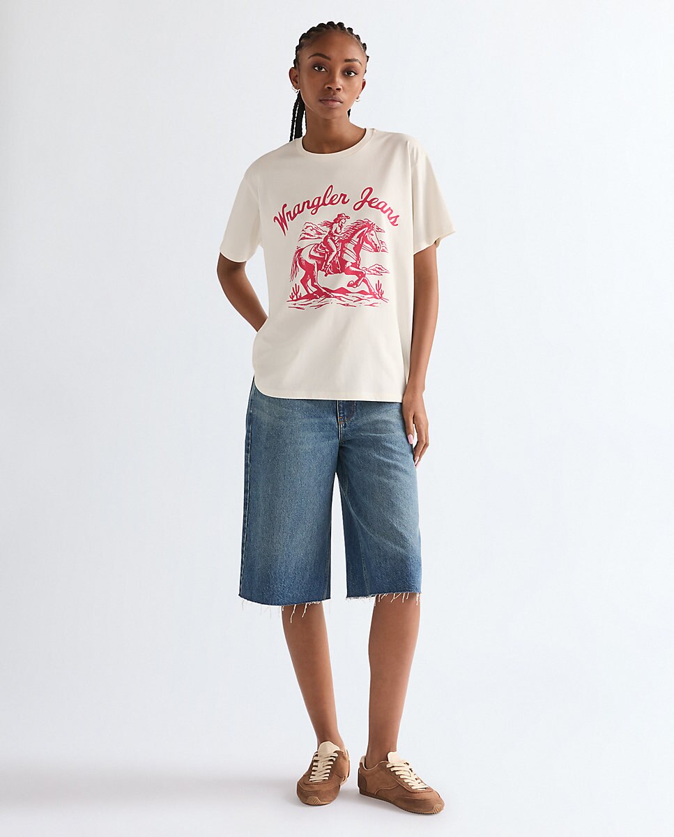 Pantalón corto vaquero de mujer Jort - Wrangler - Azul Azul-3