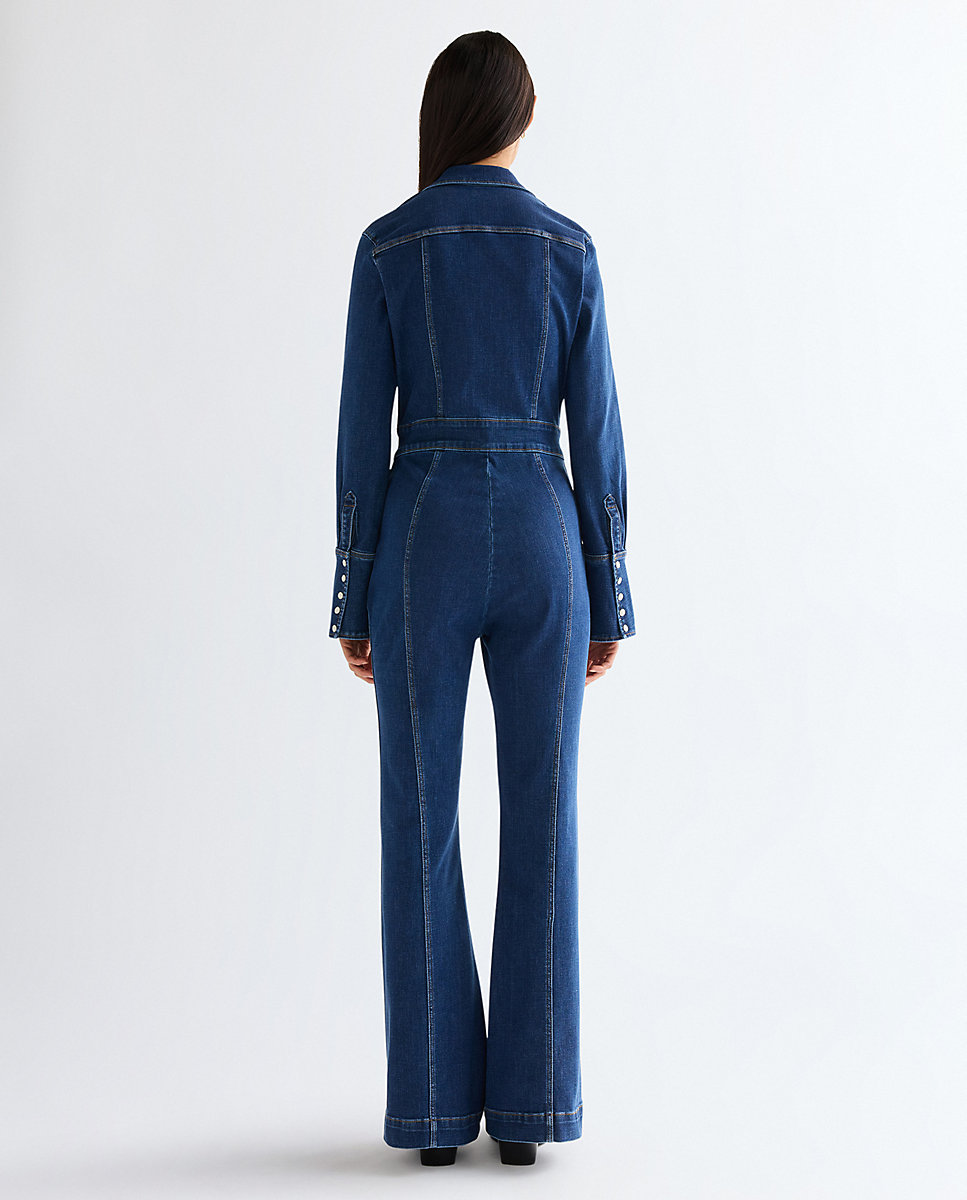 Mono vaquero de mujer con pierna acampanada - Wrangler - Azul Azul-2