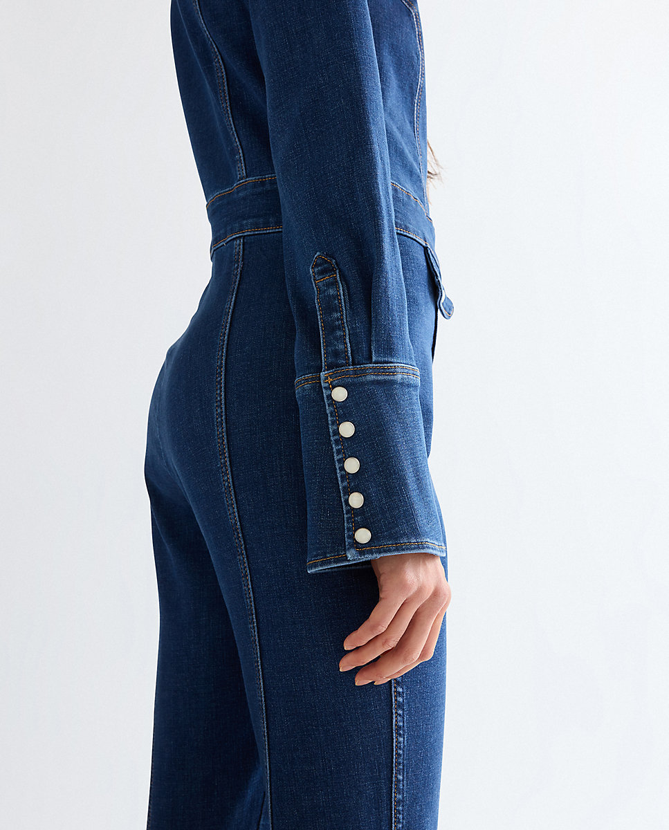 Mono vaquero de mujer con pierna acampanada - Wrangler - Azul Azul-5