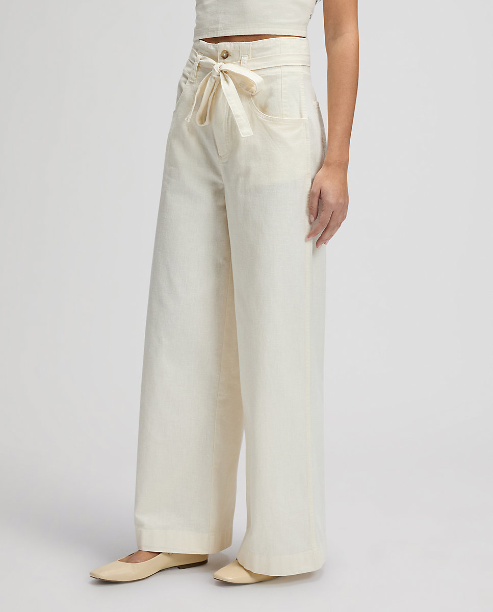 Lee - Pantalones de mujer ancho de corte palazzo.