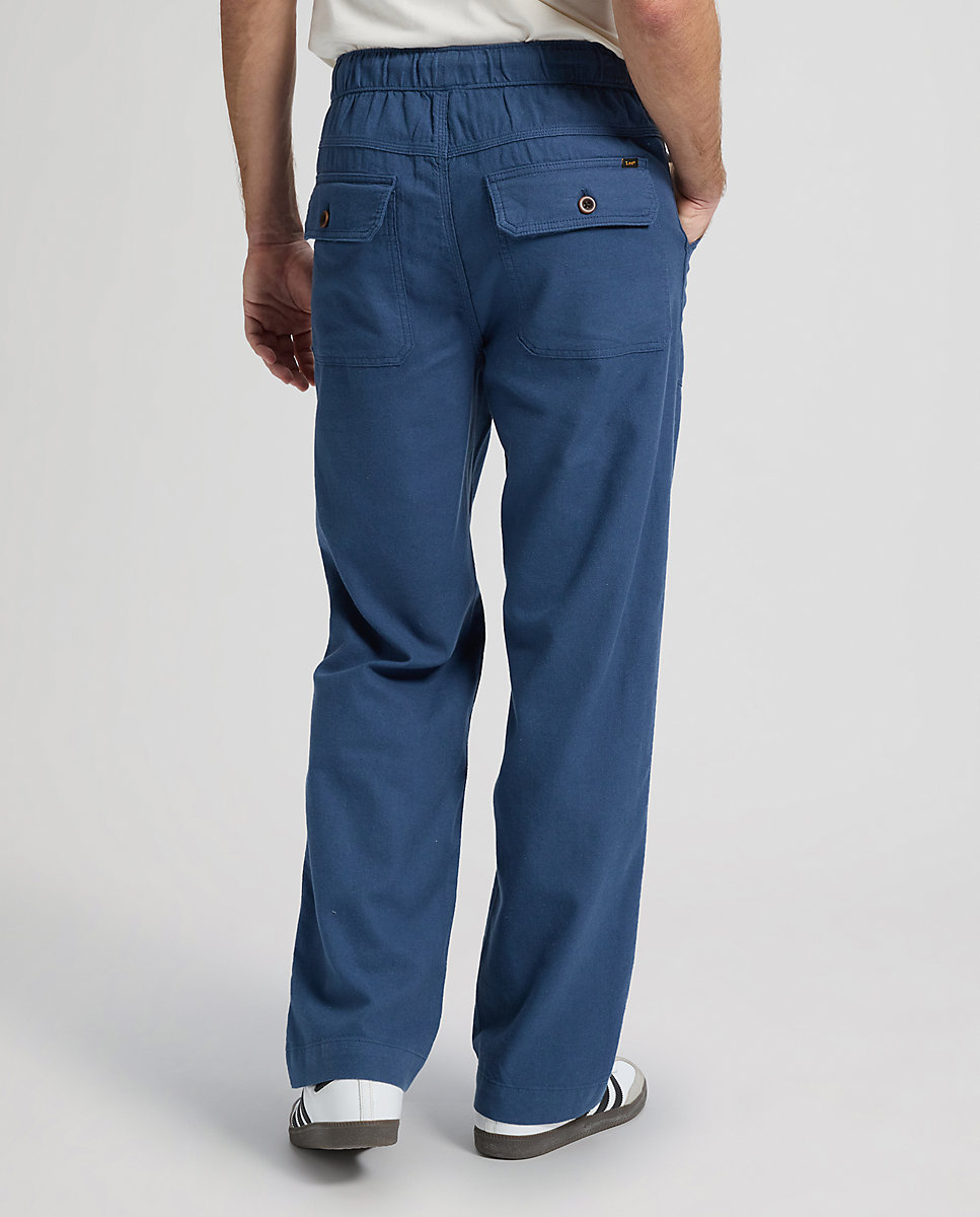 Imagen 2 de Pantalón de hombre utility drawstring de corte relaxed - Lee - Azul Azul