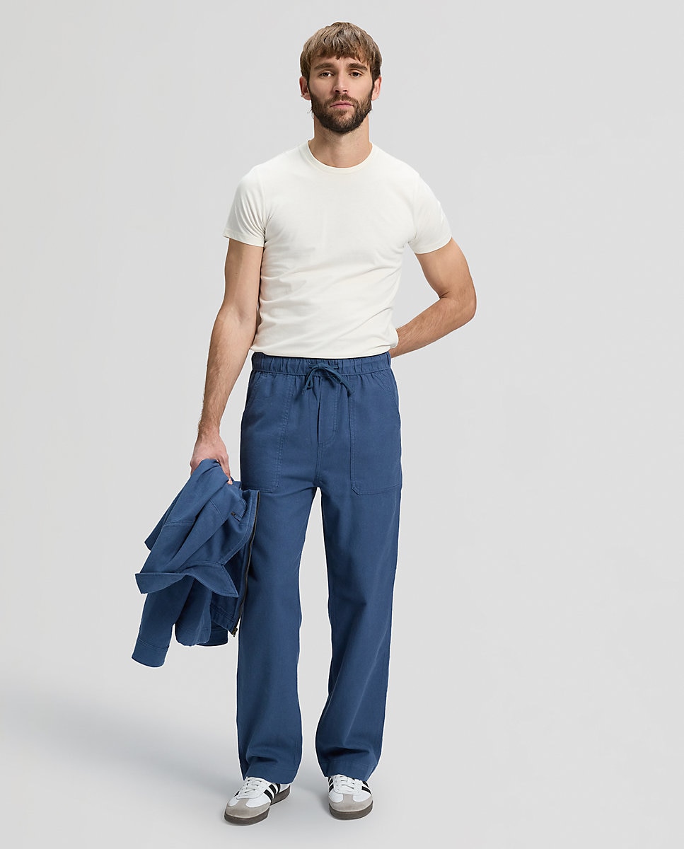 Imagen 3 de Pantalón de hombre utility drawstring de corte relaxed - Lee - Azul Azul