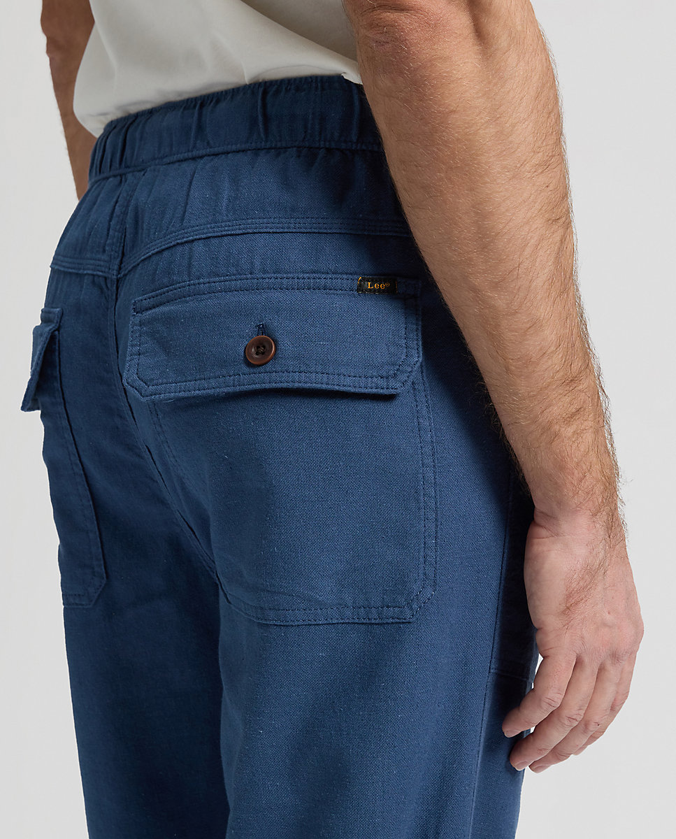 Imagen 5 de Pantalón de hombre utility drawstring de corte relaxed - Lee - Azul Azul