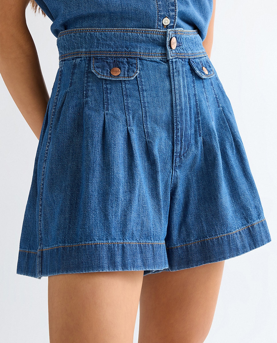Short vaquero de mujer en - Wrangler - Azul Azul-5