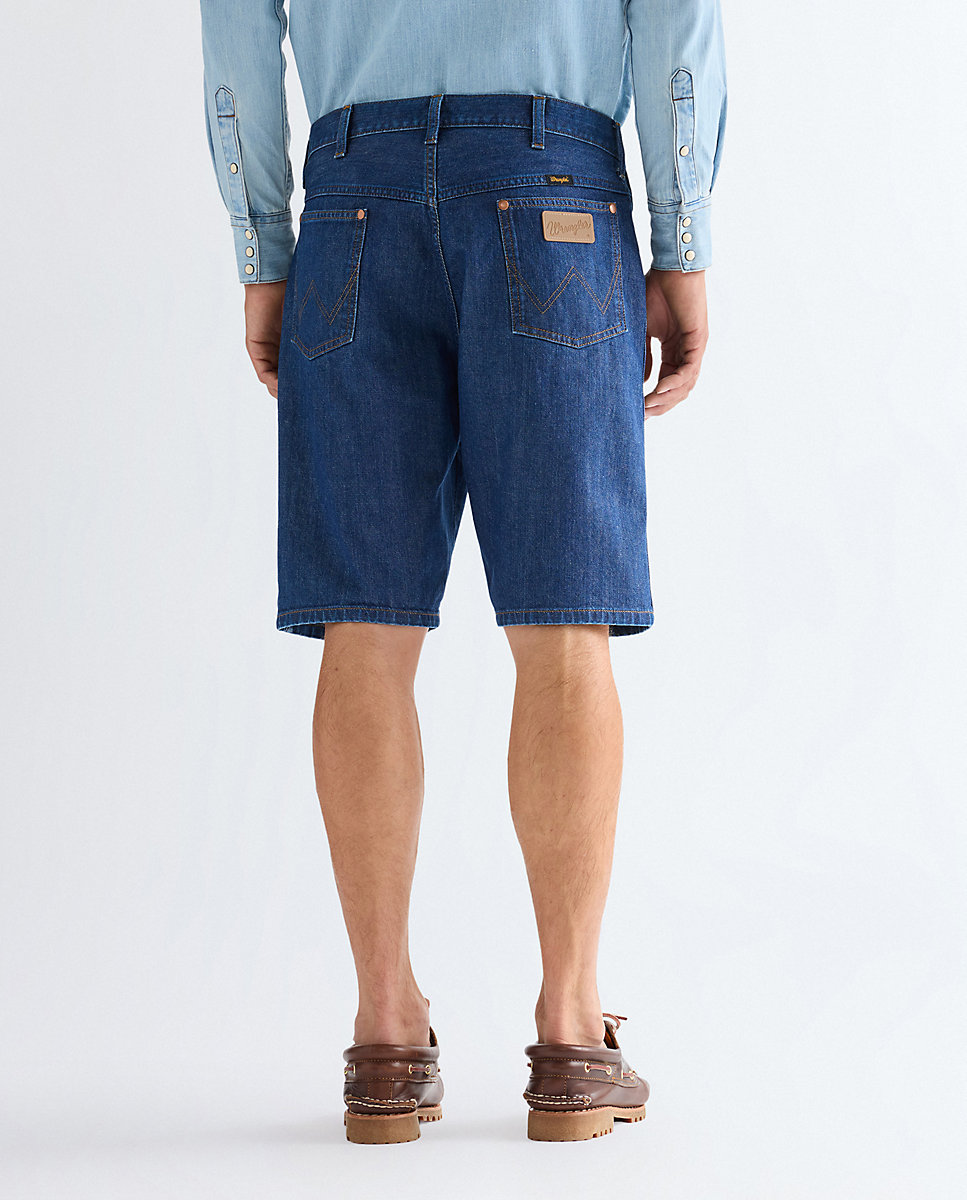 Pantalones cortos vaqueros de hombre Cowboy de corte regular - Wrangler - Azul índigo Azul índigo-2