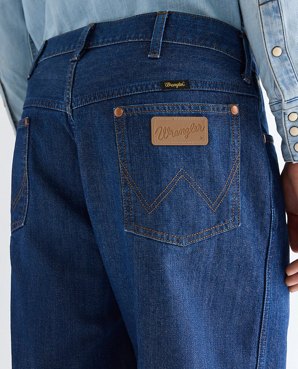 Pantalones cortos vaqueros de hombre Cowboy de corte regular - Wrangler - Azul índigo Azul índigo-4