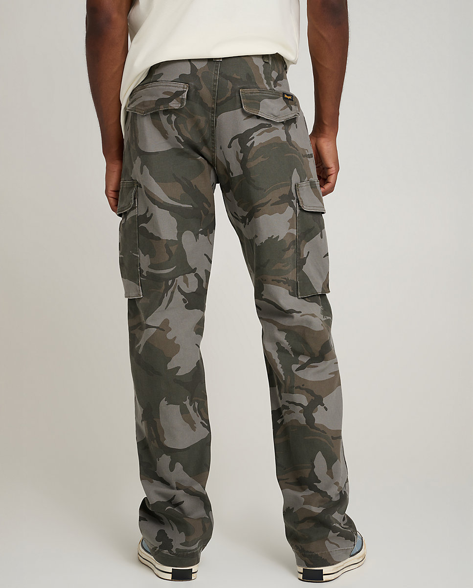 Wrangler® X Stranger Things ™ Pantalon de hombre de corte recto - Verde militar Verde militar-3