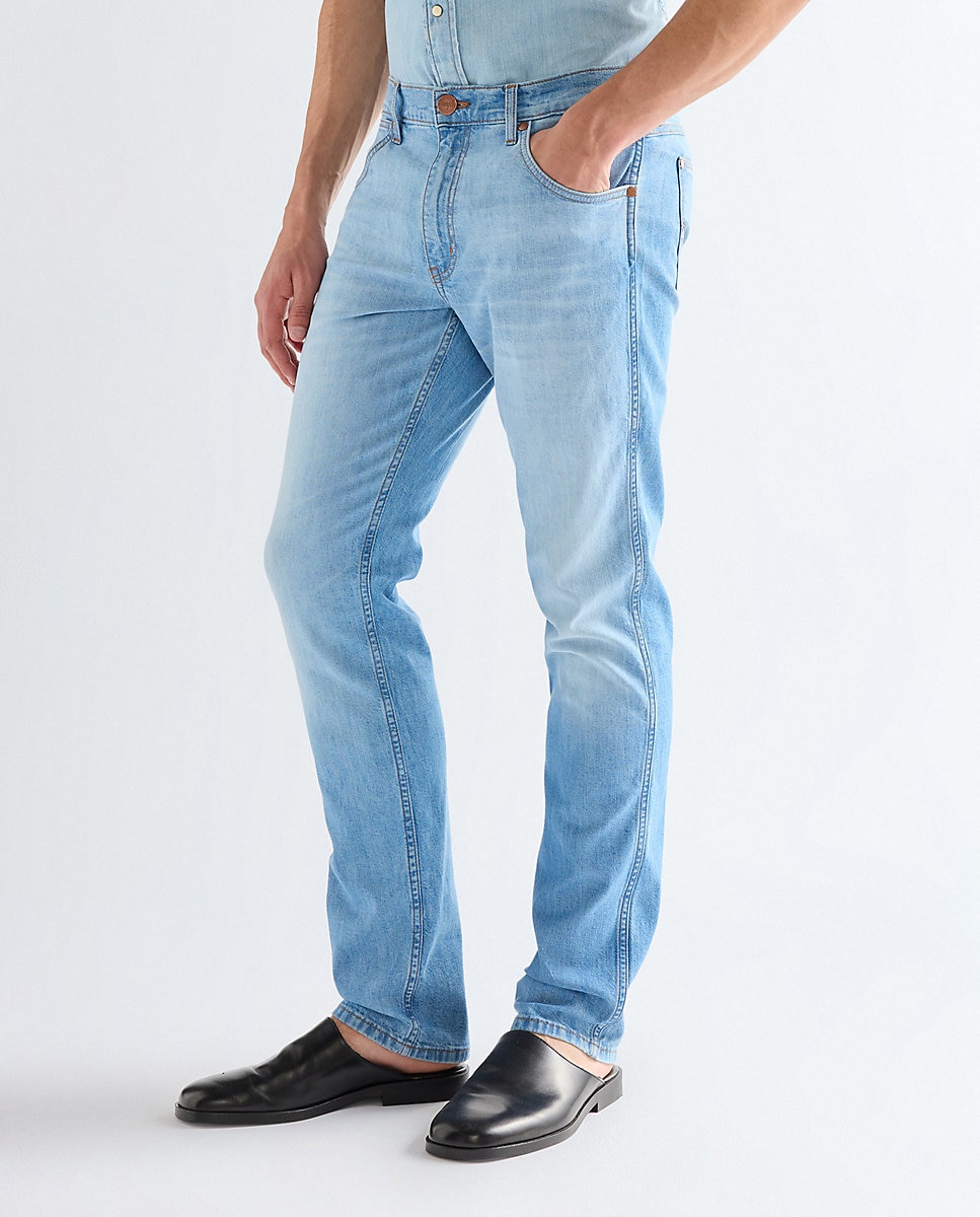 Imagen 0 de Vaquero Greensboro de hombre de tiro medio y pierna recta Azul denim