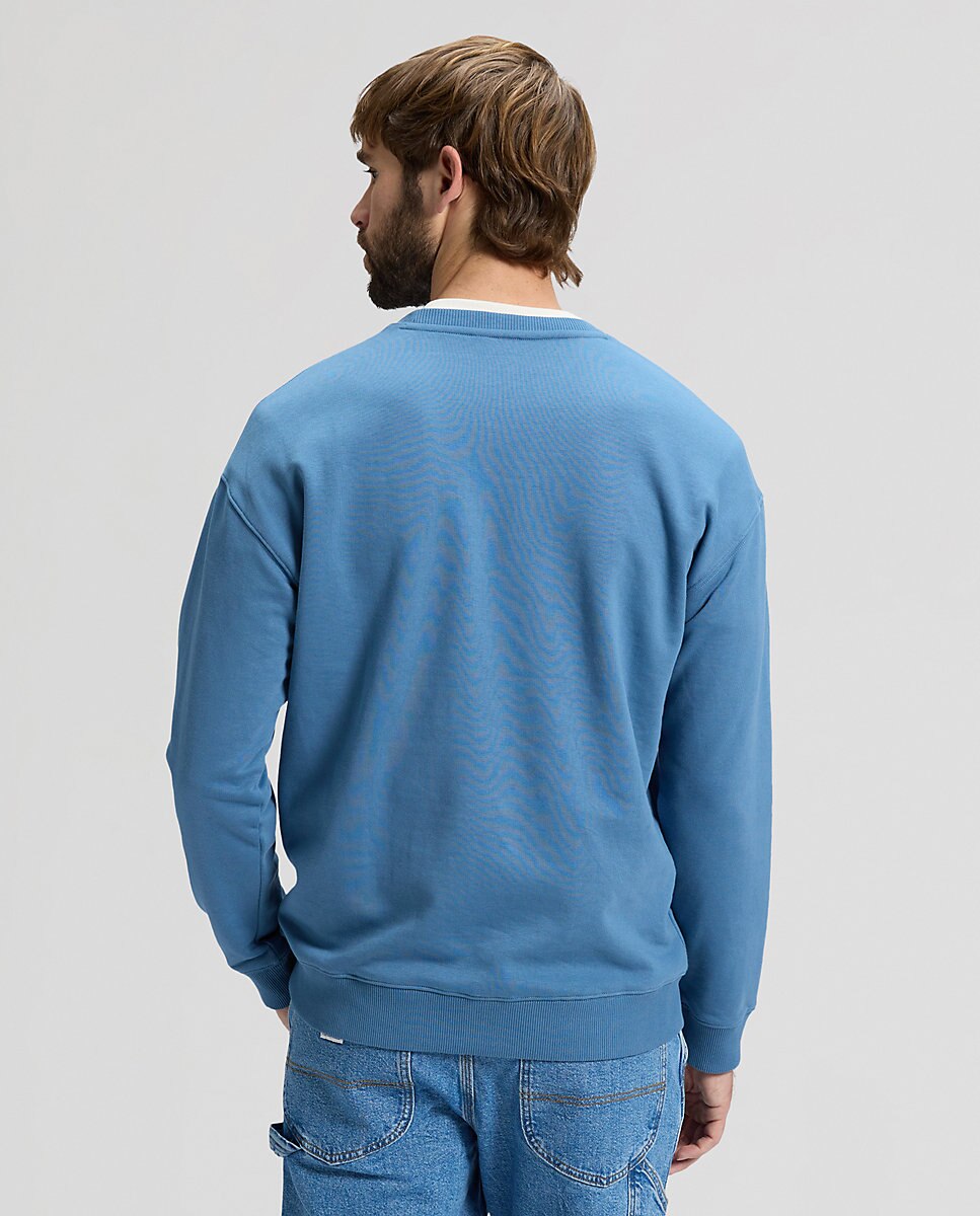 Sudadera lisa de hombre en - Lee - Azul claro Azul claro-2