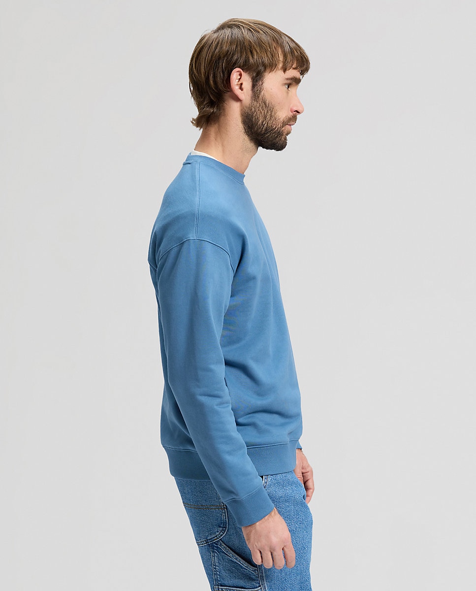 Sudadera lisa de hombre en - Lee - Azul claro Azul claro-4