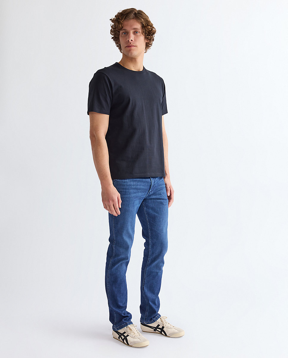 Imagen 1 de Vaquero greensboro de hombre de tiro medio y pierna recta Azul