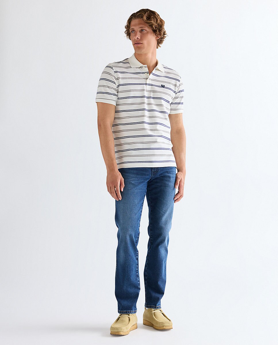 Polo de hombre de manga corte y corte regular - Wrangler - Blanco Blanco-3