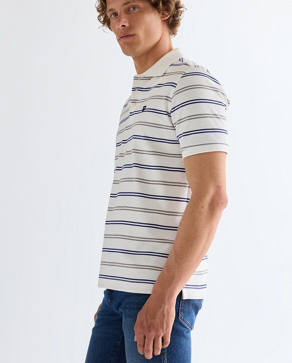 Polo de hombre de manga corte y corte regular - Wrangler - Blanco Blanco-5