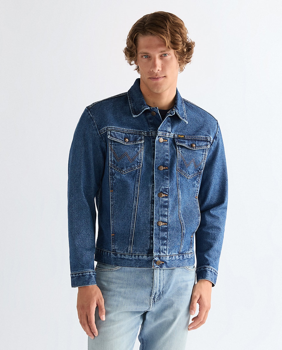 Wrangler - Cazadora vaquera de hombre de corte regular en denim.