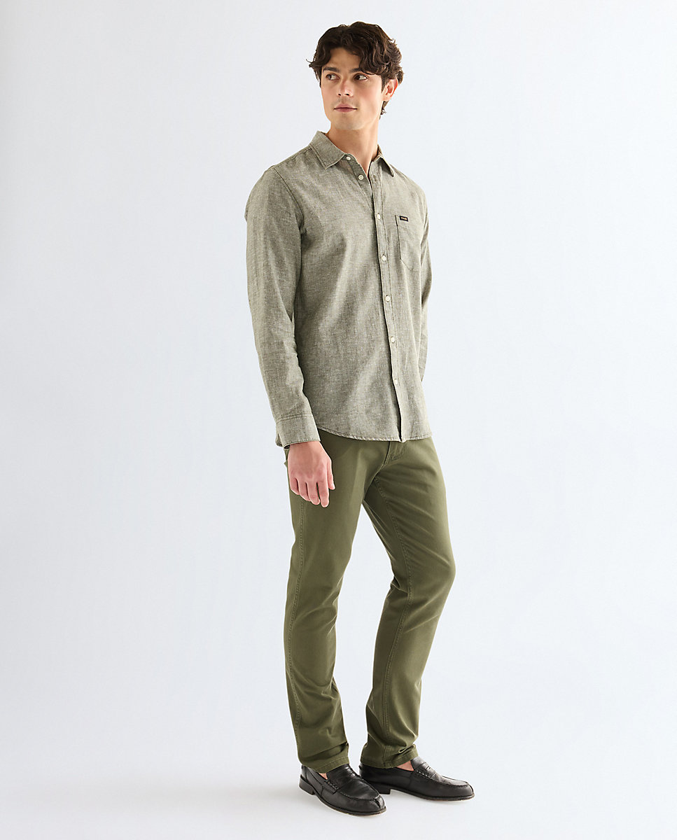 Imagen 0 de Pantalones greensboro de hombre de corte regular Verde
