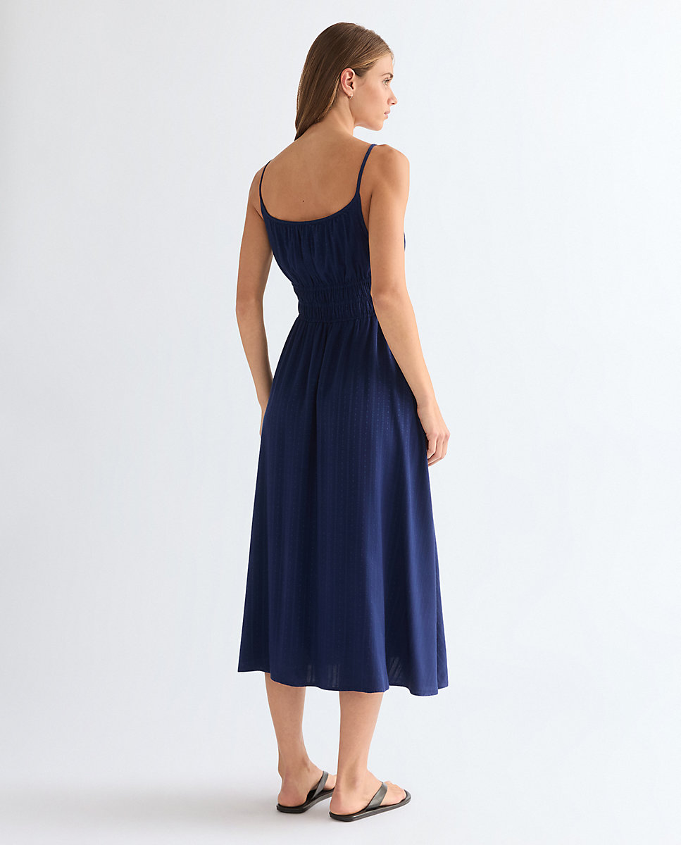 Vestido midi Slim Summer an - Wrangler - Azul marino Azul marino-2