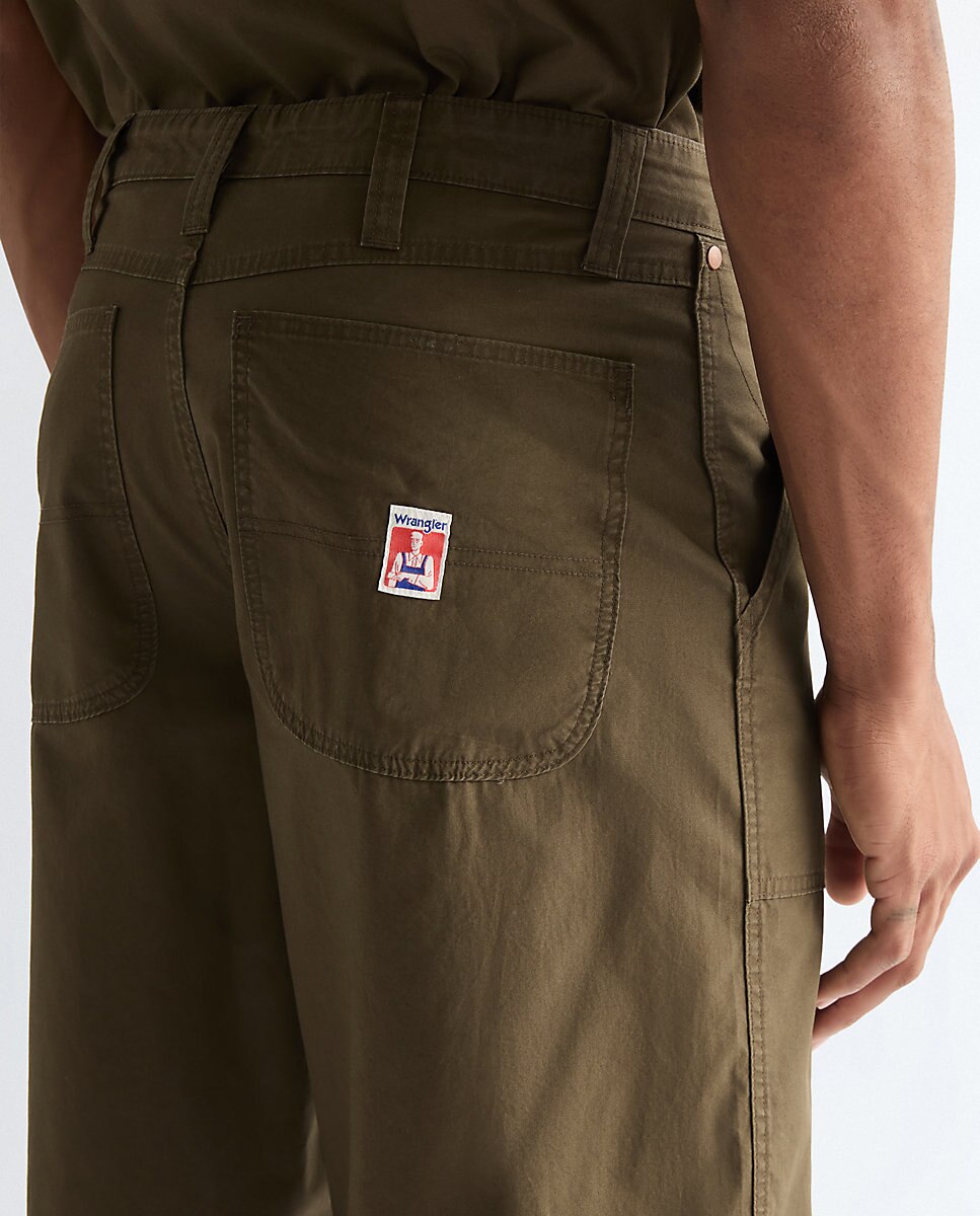 Bermuda de hombre de corte relaxed - Wrangler - Marrón Marrón-4
