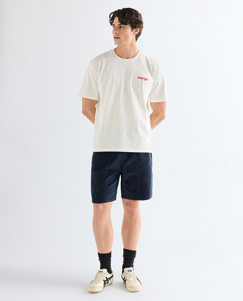 Pantalones cortos ligeros de hombre de corte relaxed - Wrangler - Azul Azul-3