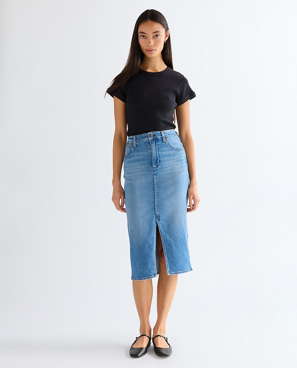 Camiseta de mujer de corte slim y manga corta - Wrangler - Negro Negro-3