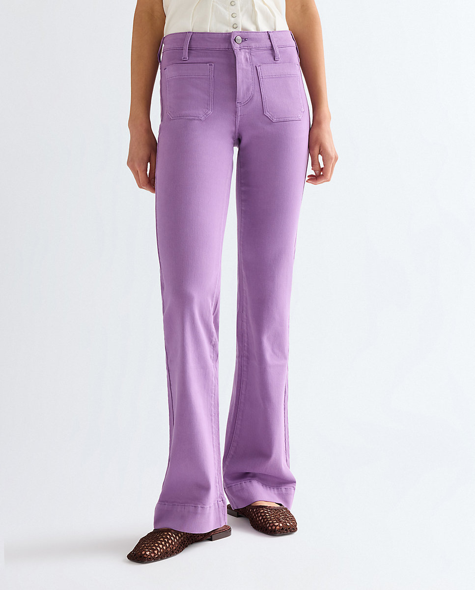Vaquero flare de mujer con cintura regular - Wrangler - Morado Morado-2