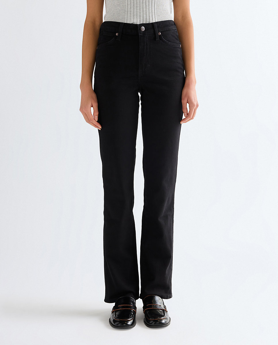 Imagen 1 de Vaqueros recto de mujer de corte recto y cintura regular - Wrangler - Negro Negro