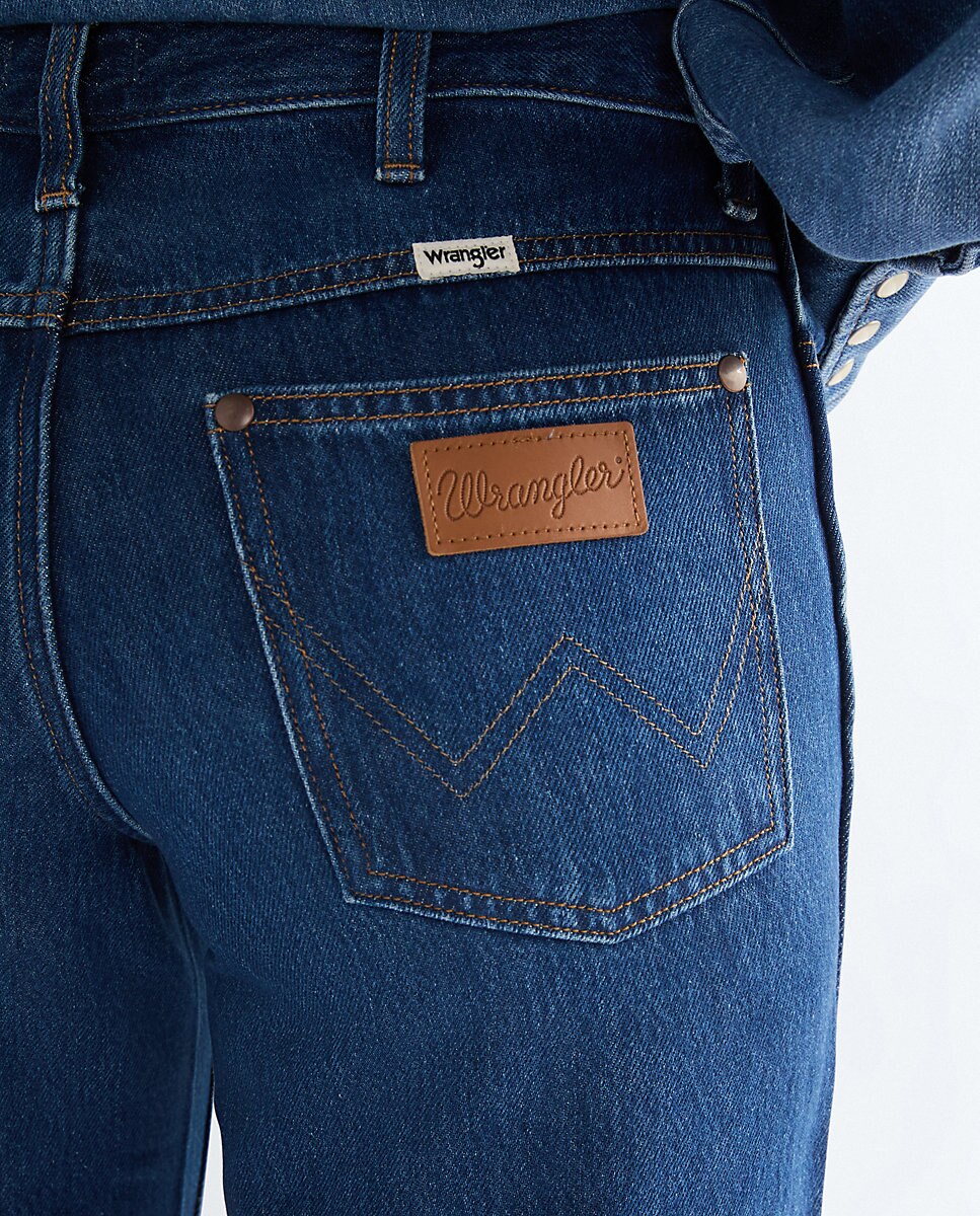 Vaquero ancho world wide de mujer de corte wide leg en - Wrangler - Azul Azul-4
