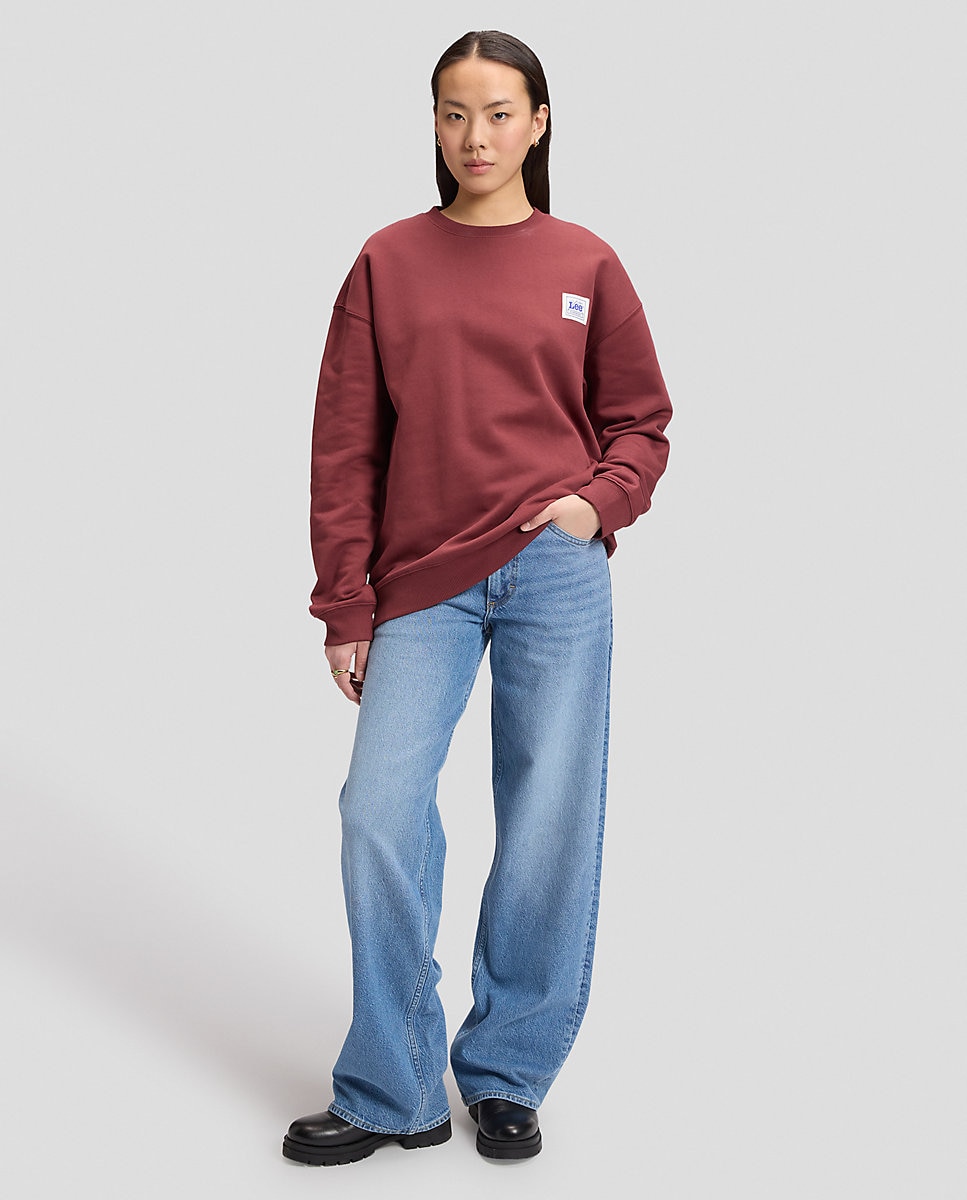 Vaquero ancho rider loose de mujer de corte relajado - Lee - Azul Azul-1