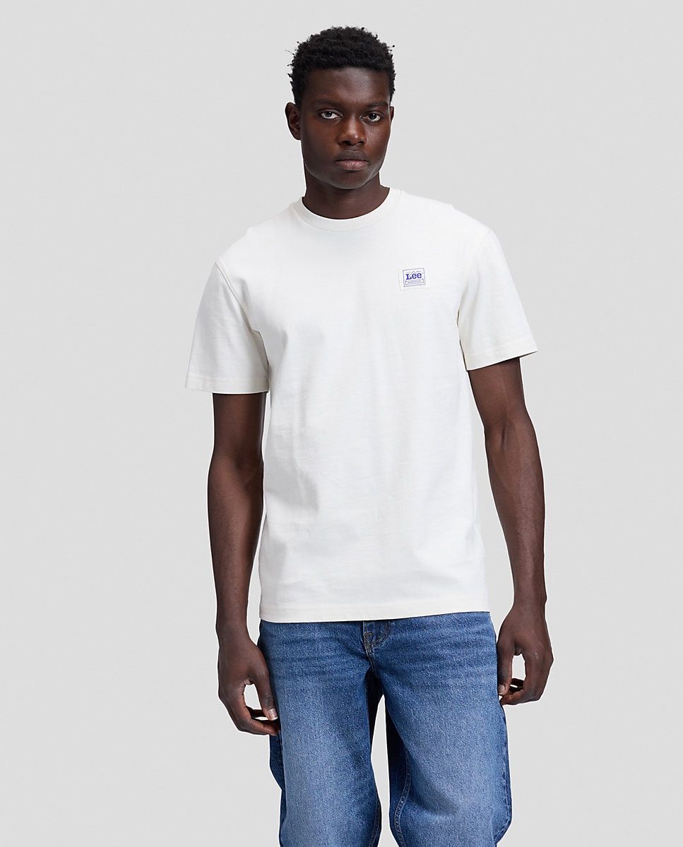 Imagen 0 de Camiseta de hombre de manga corta de corte relaxed Blanco