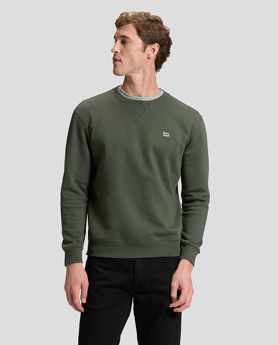Imagen 0 de Sudadera lisa de hombre en azul claro Verde