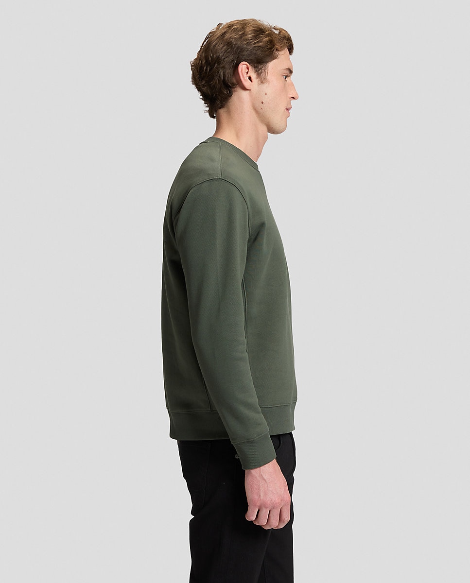Sudadera lisa de hombre en azul claro - Lee - Verde Verde-4