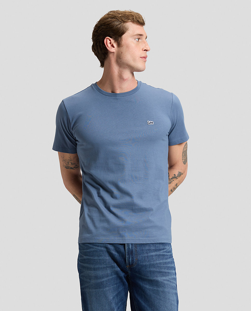 Imagen 1 de Camiseta de hombre de manga corta y corte regular Azul