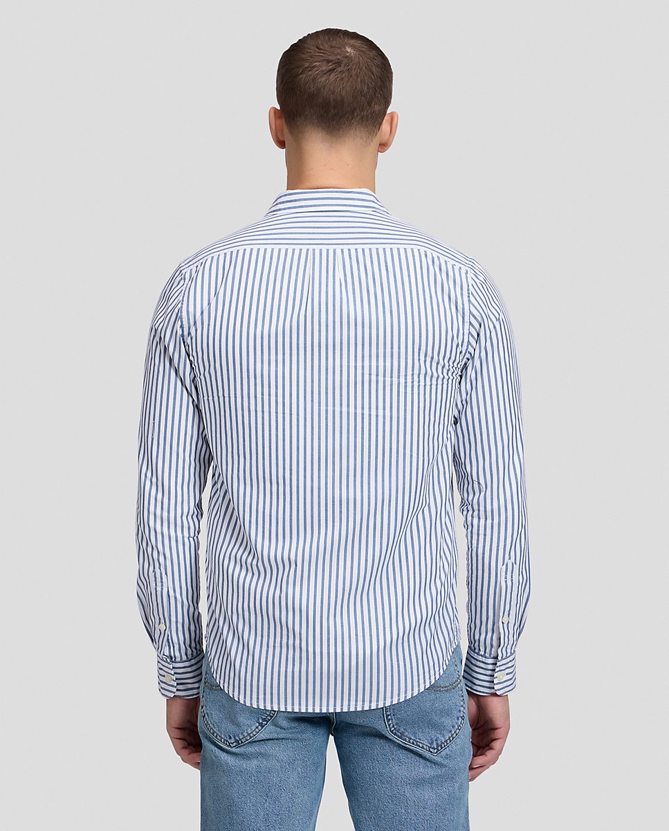 Camisa de hombre de corte regular de cuadros - Lee - Azul Azul-2