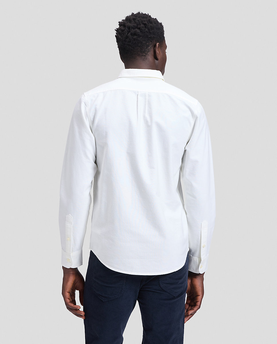 Camisa de hombre de corte regular de cuadros - Lee - Blanco Blanco-2