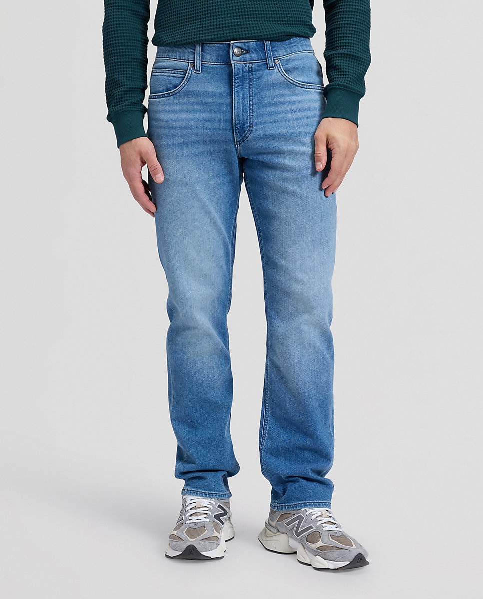 Imagen 0 de Vaquero brooklyn de hombre de corte recto con cintura ligeramente más alta Azul