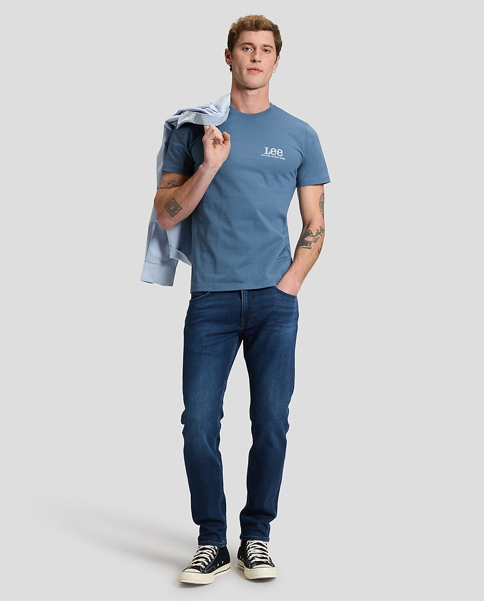 Imagen 0 de Vaquero rider de hombre de corte slim recto Azul