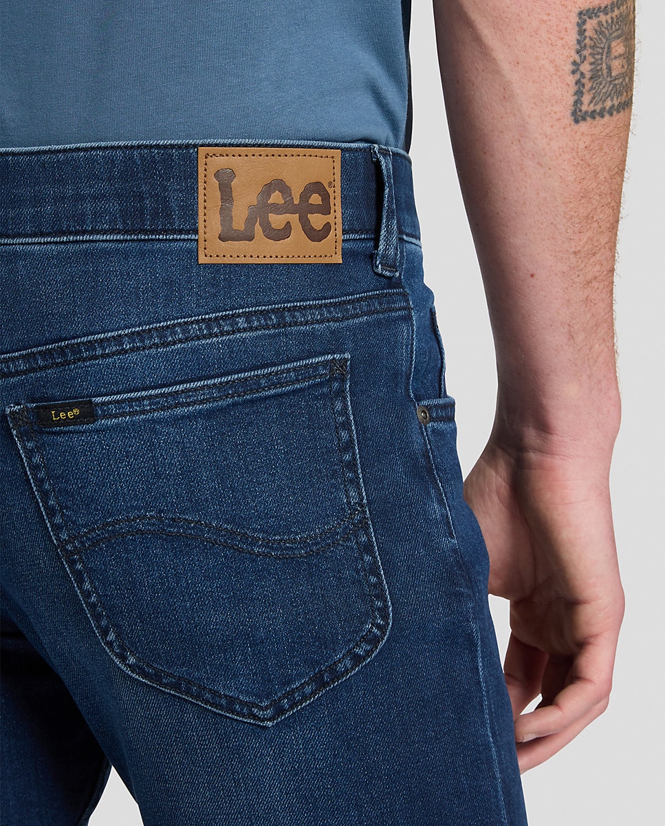 Vaquero rider de hombre de corte slim recto - Lee - Azul Azul-5