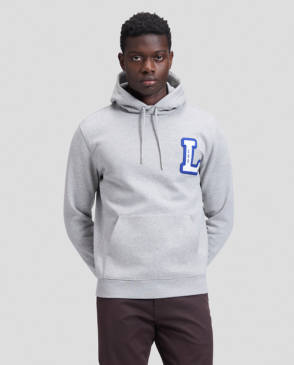 Imagen 0 de Sudadera con capucha de hombre en gris de corte regular Gris