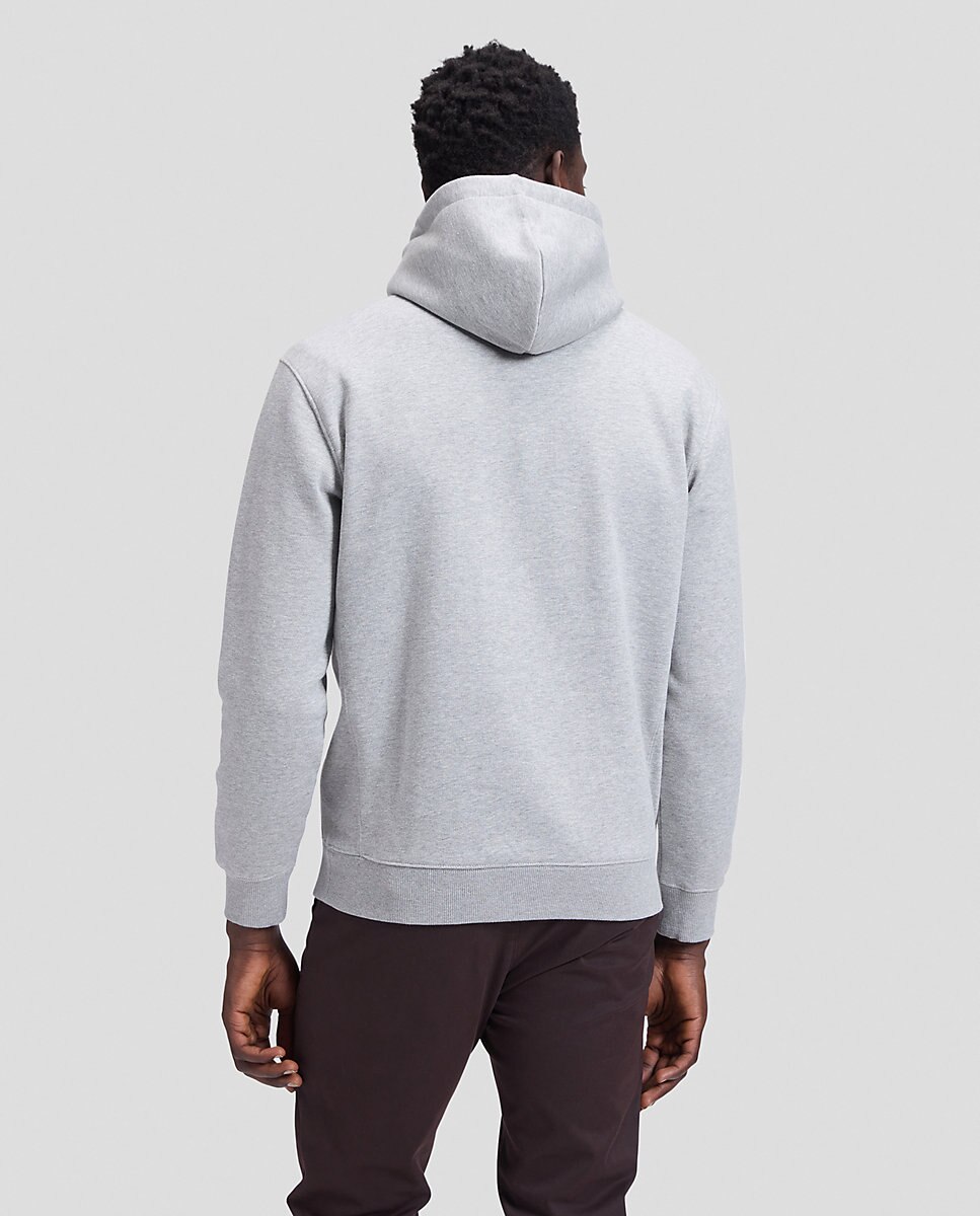 Sudadera con capucha de hombre en de corte regular - Lee - Gris Gris-2