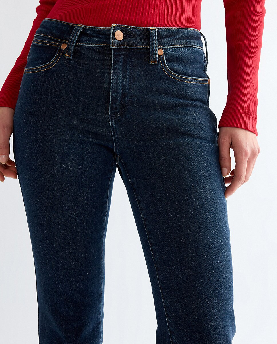 Vaquero campana de mujer de corte bootcut y cintura regular - Wrangler - Azul Azul-4