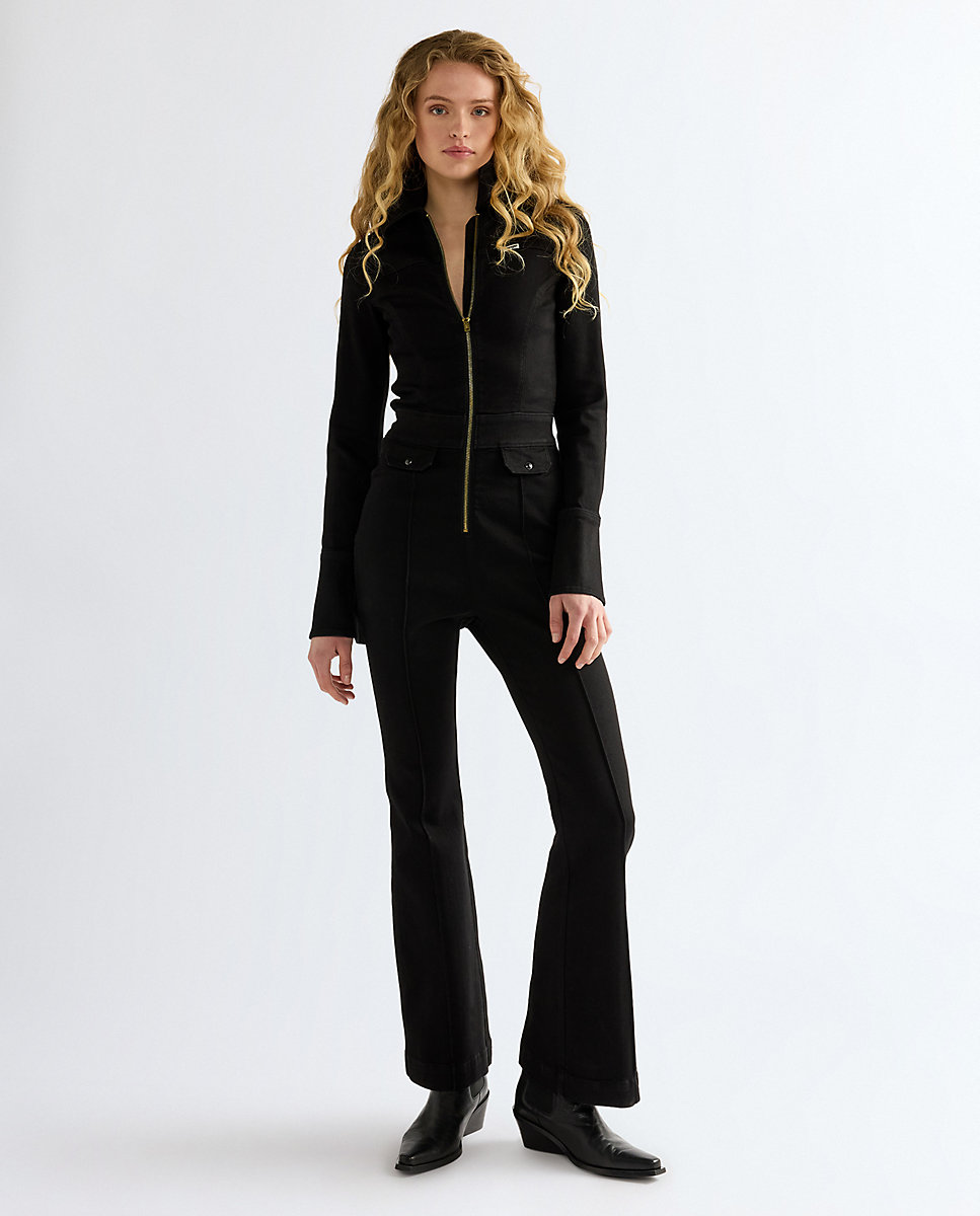 Mono vaquero de mujer con pierna acampanada - Wrangler - Negro Negro-3