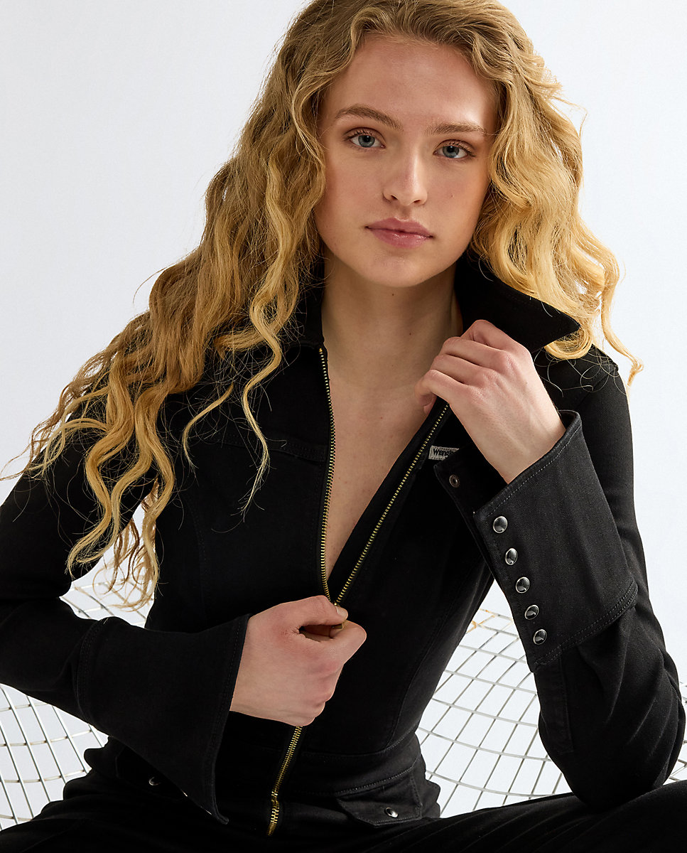 Mono vaquero de mujer con pierna acampanada - Wrangler - Negro Negro-5