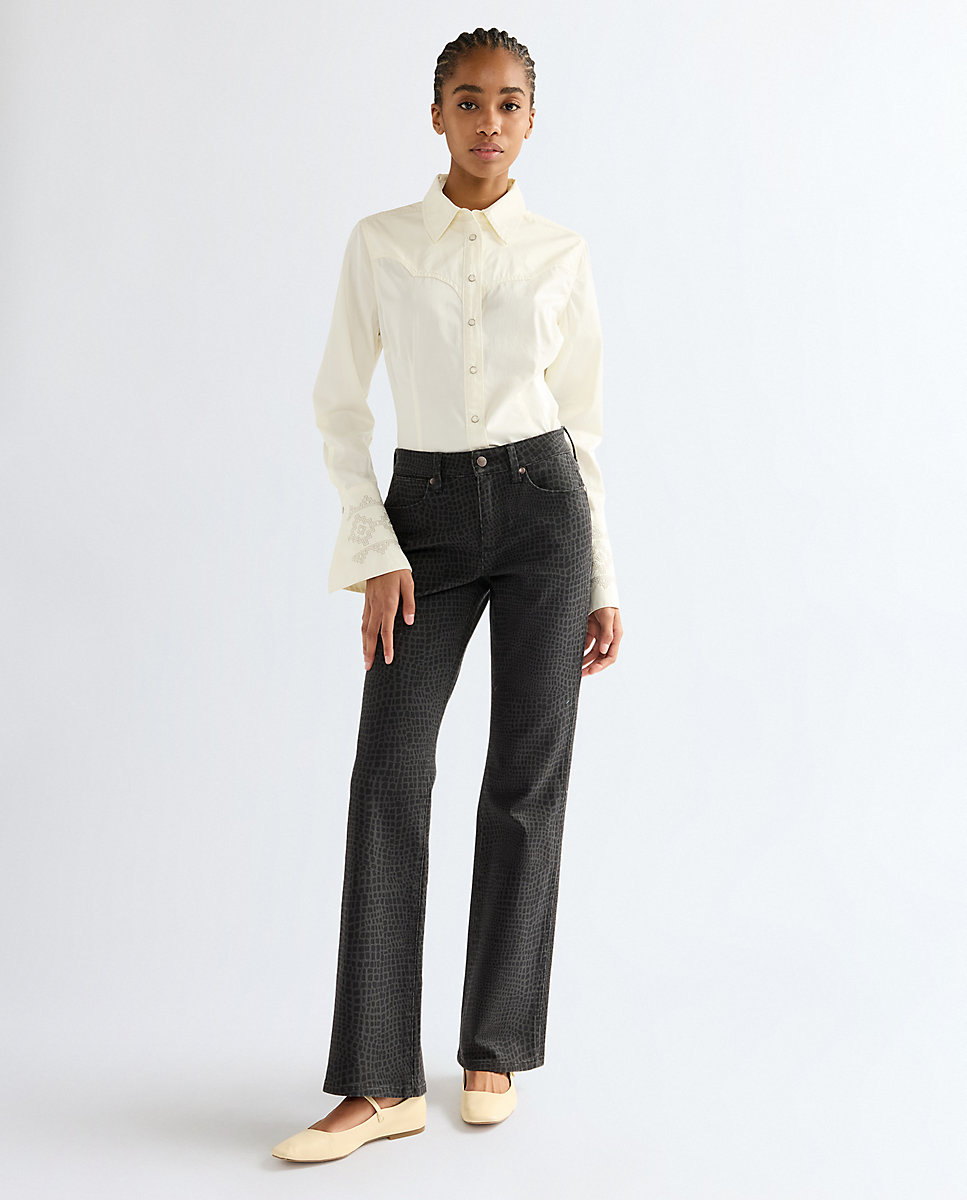 Vaquero de mujer de corte bootcut y cintura regular - Wrangler - Negro Negro-2